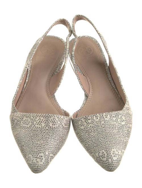Tory Burch Leather Slingback Flats