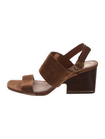 Tory Burch Suede Slingback Sandals