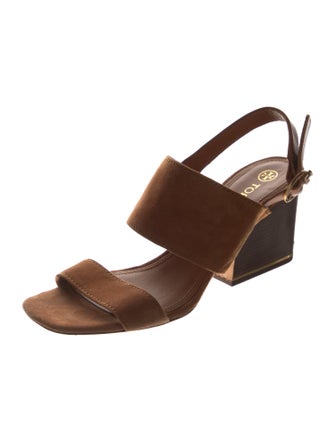 Tory Burch Suede Slingback Sandals
