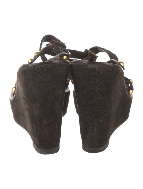 Tory Burch Suede Studded Accents Sandals