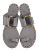Tory Burch Leather Studded Accents Slingback Sandals