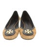 Tory Burch Raffia Printed Ballet Flats