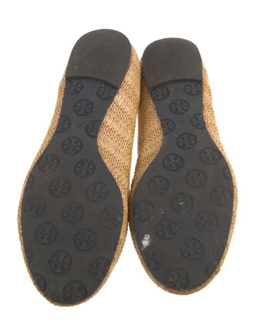 Tory Burch Raffia Printed Ballet Flats