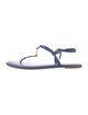 Tory Burch Leather T-Strap Sandals