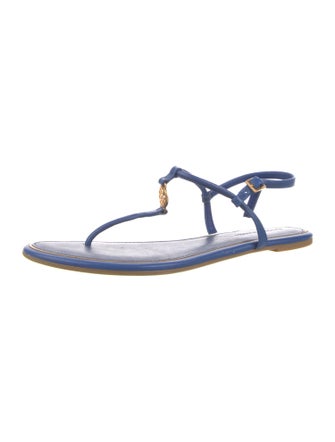 Tory Burch Leather T-Strap Sandals