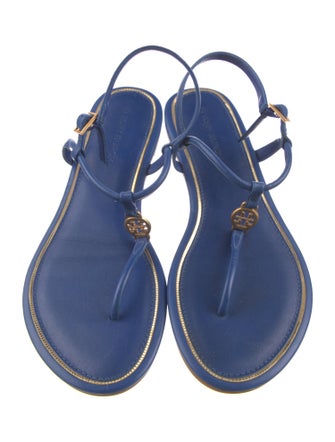 Tory Burch Leather T-Strap Sandals