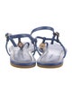 Tory Burch Leather T-Strap Sandals