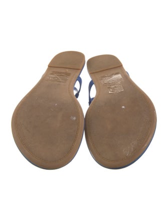 Tory Burch Leather T-Strap Sandals