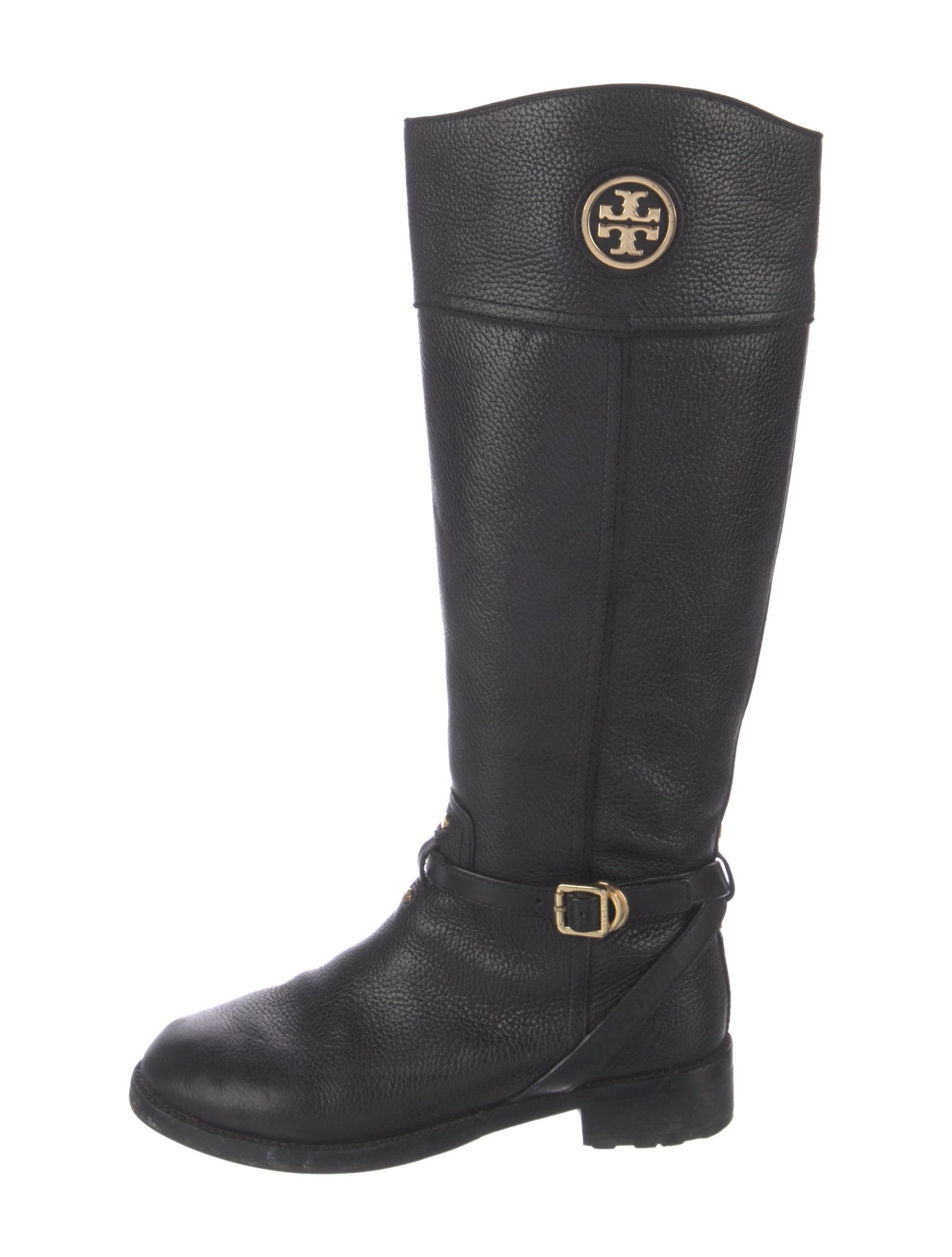 Tory Burch Leather Riding Boots