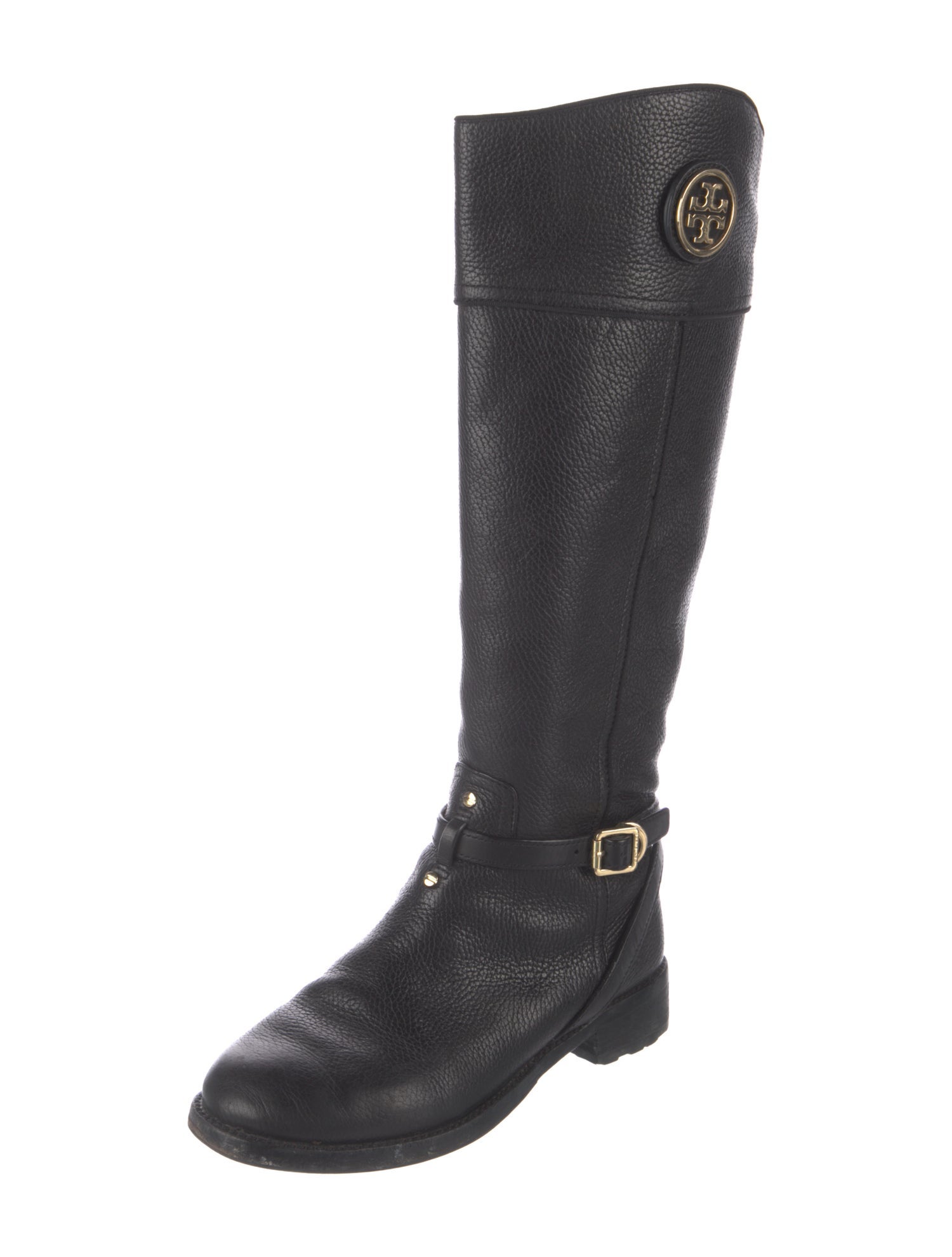 Tory Burch Leather Riding Boots