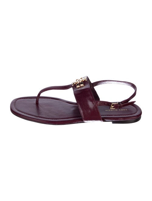 Tory Burch Leather T-Strap Sandals