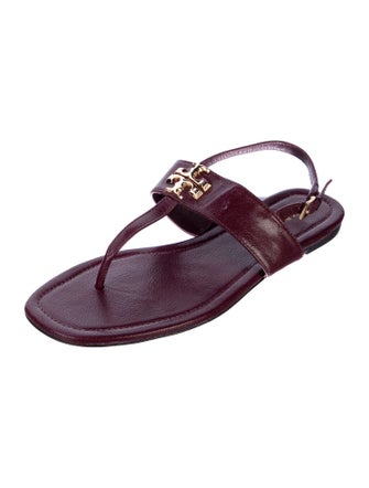 Tory Burch Leather T-Strap Sandals
