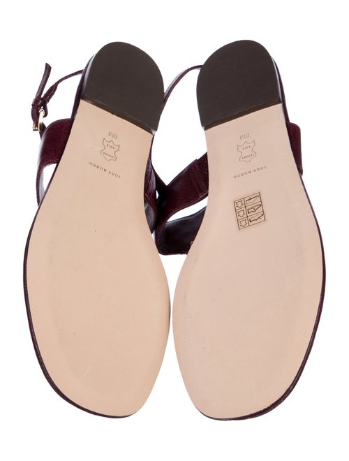 Tory Burch Leather T-Strap Sandals