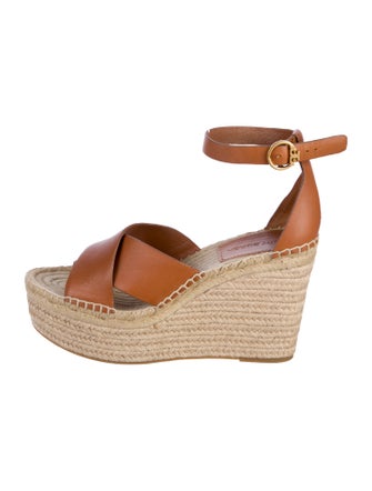Tory Burch Leather Espadrilles