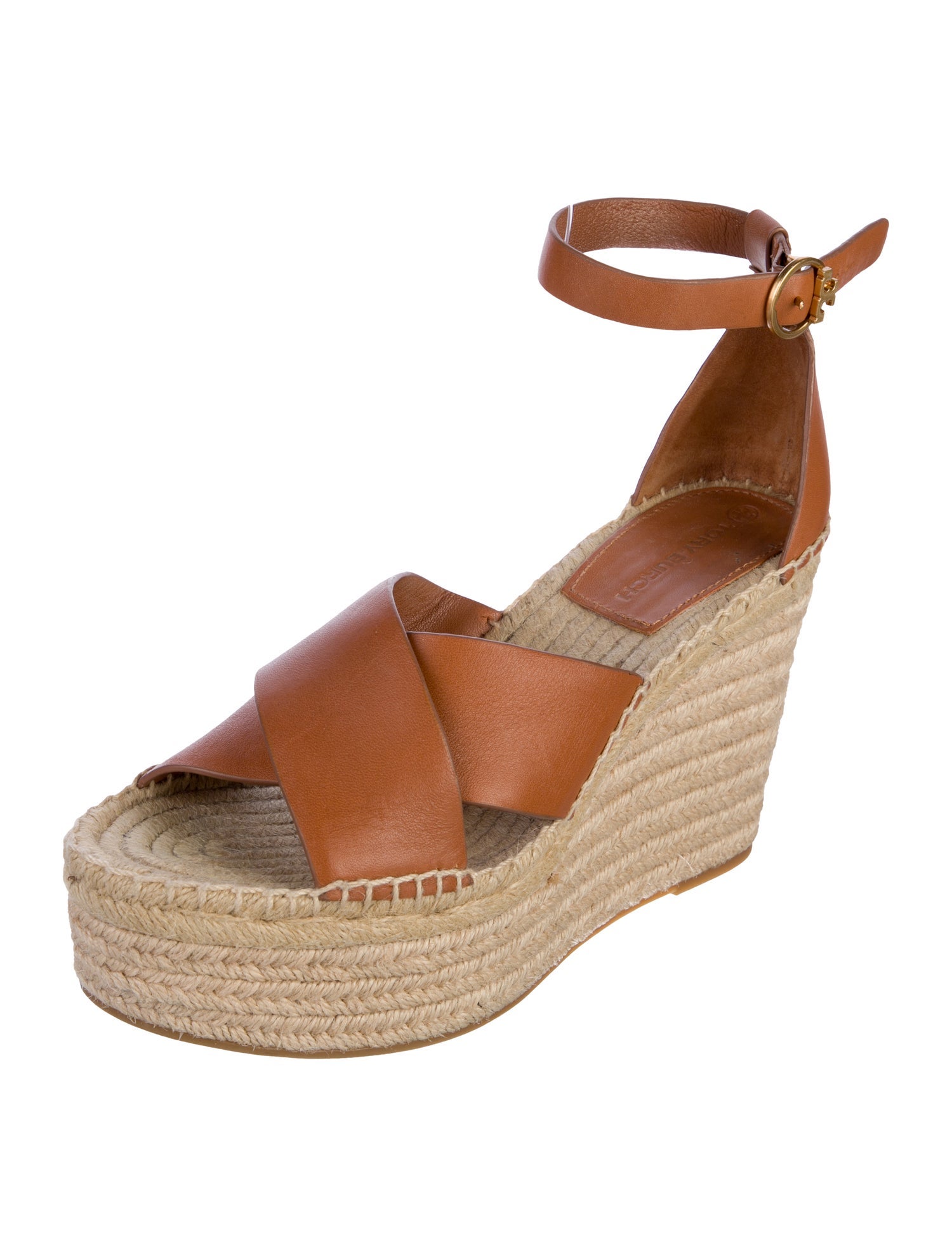 Tory Burch Leather Espadrilles