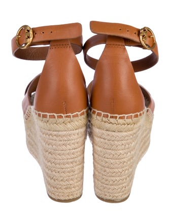 Tory Burch Leather Espadrilles