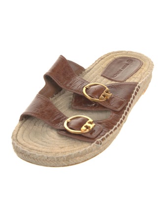 Tory Burch Leather Espadrilles