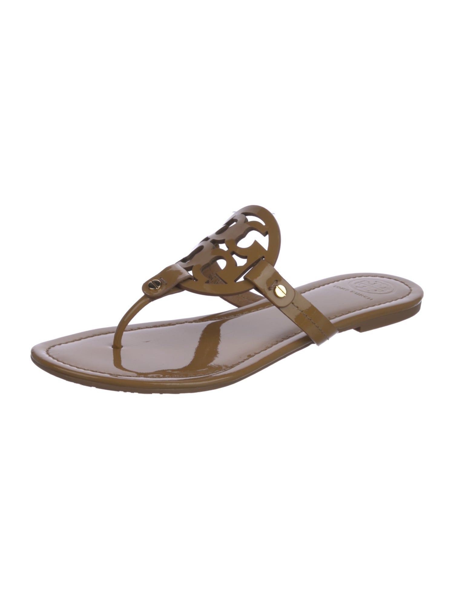 Tory Burch Patent Leather Slides