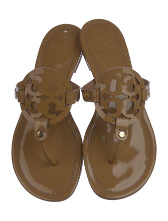 Tory Burch Patent Leather Slides