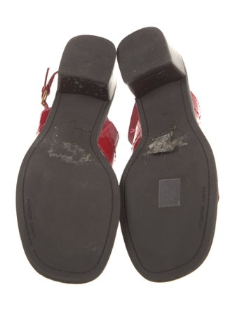 Tory Burch Leather Slingback Sandals