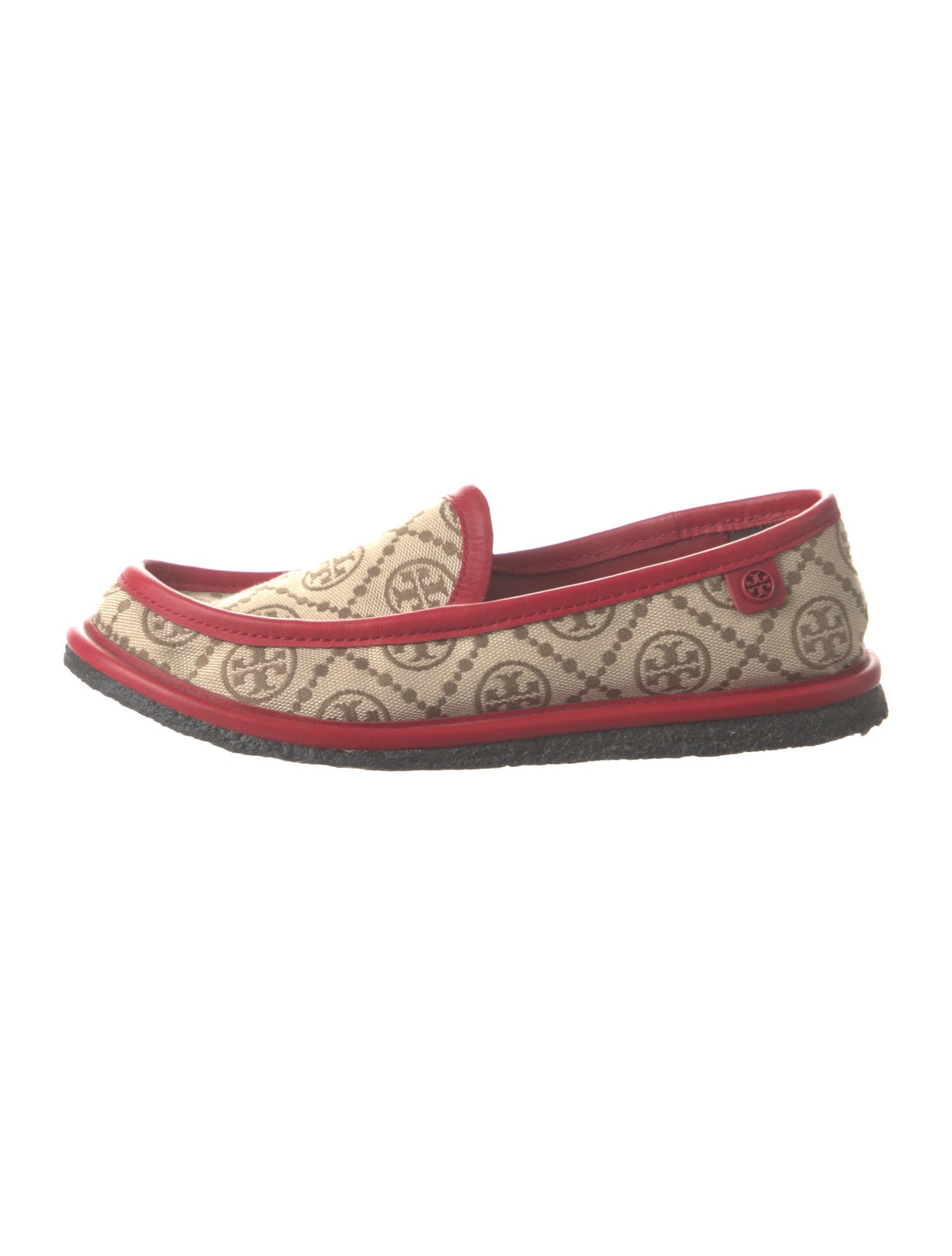 Tory Burch Canvas Printed Loafers