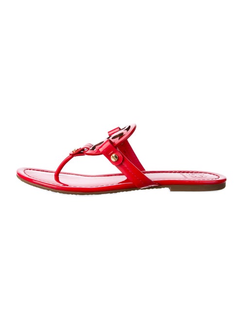 Tory Burch Patent Leather Flip Flops