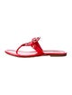 Tory Burch Patent Leather Flip Flops