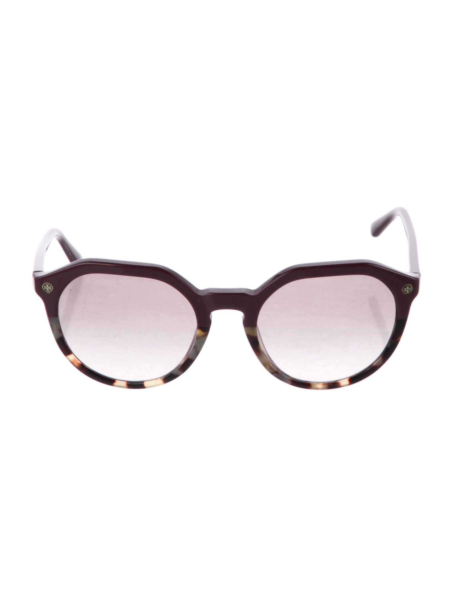 Tory Burch Round Gradient Sunglasses