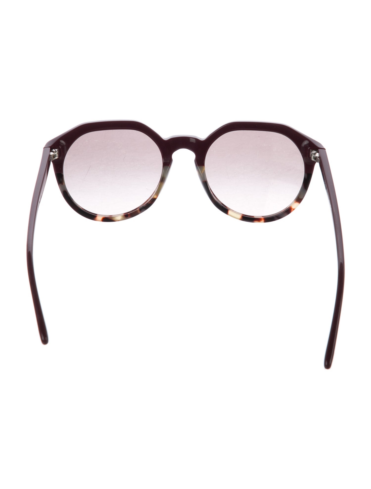 Tory Burch Round Gradient Sunglasses