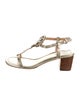 Tory Burch Leather T-Strap Sandals