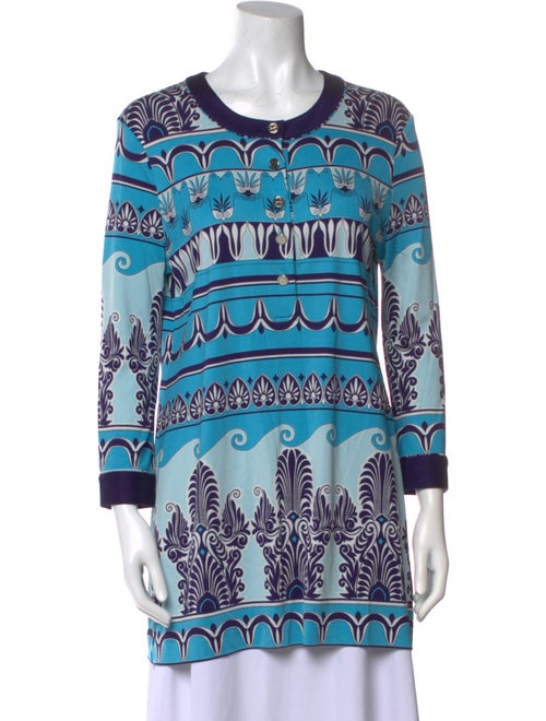 Tory Burch Silk Printed Tunic