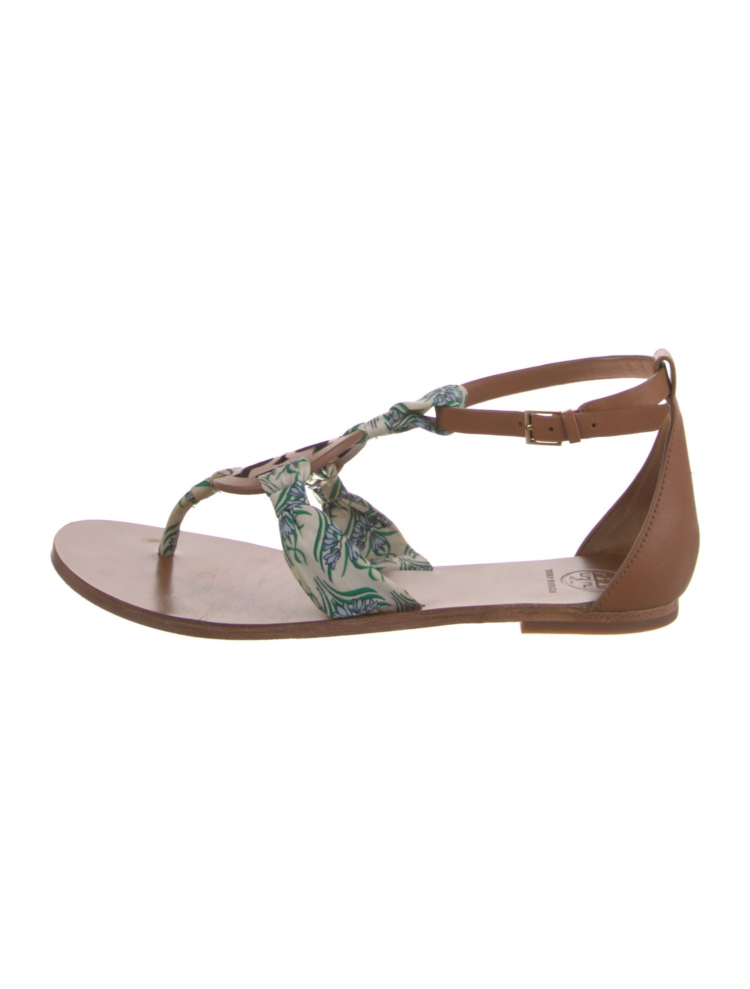 Tory Burch Leather T-Strap Sandals