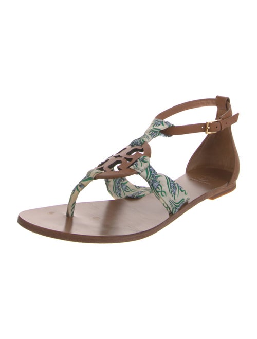 Tory Burch Leather T-Strap Sandals