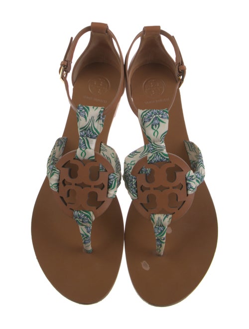 Tory Burch Leather T-Strap Sandals