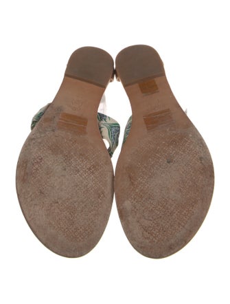 Tory Burch Leather T-Strap Sandals