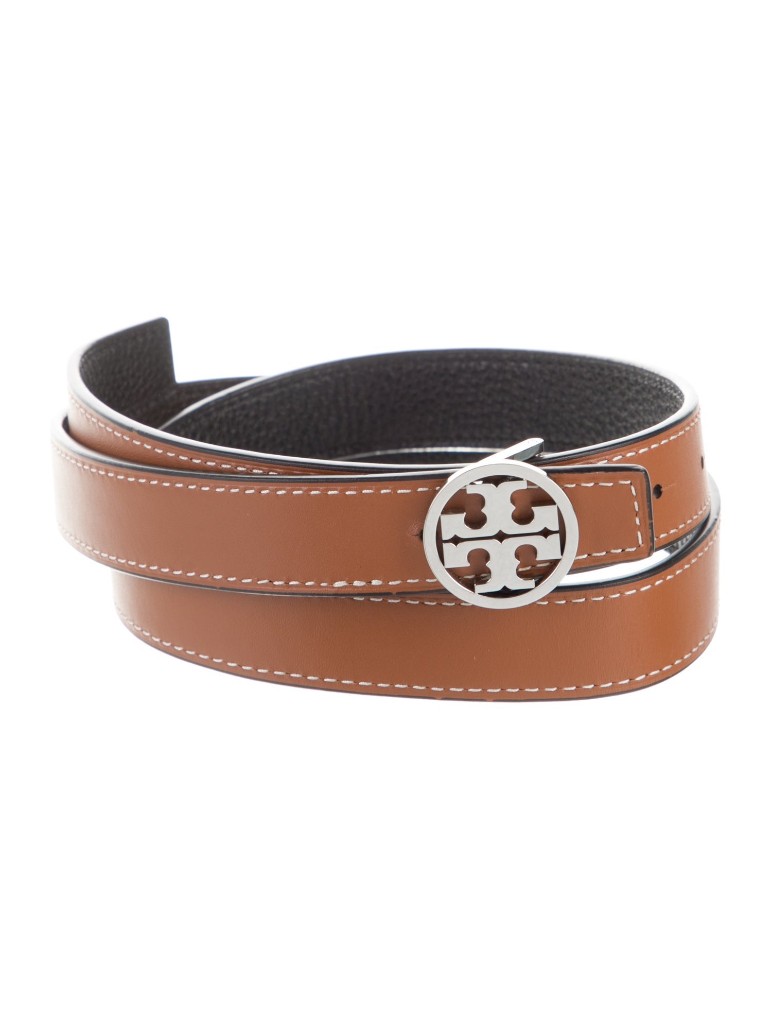 Tory Burch Signature Logo Skinny Belt