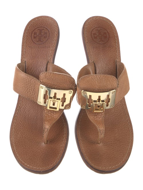 Tory Burch Leather Slides