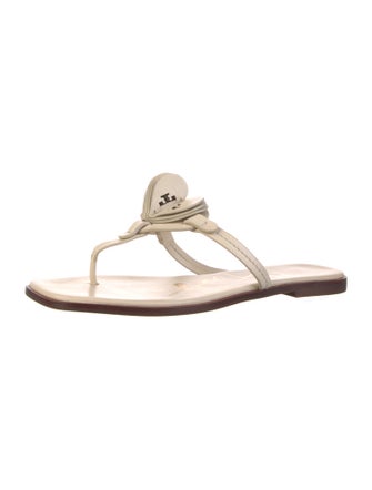 Tory Burch Leather Slides