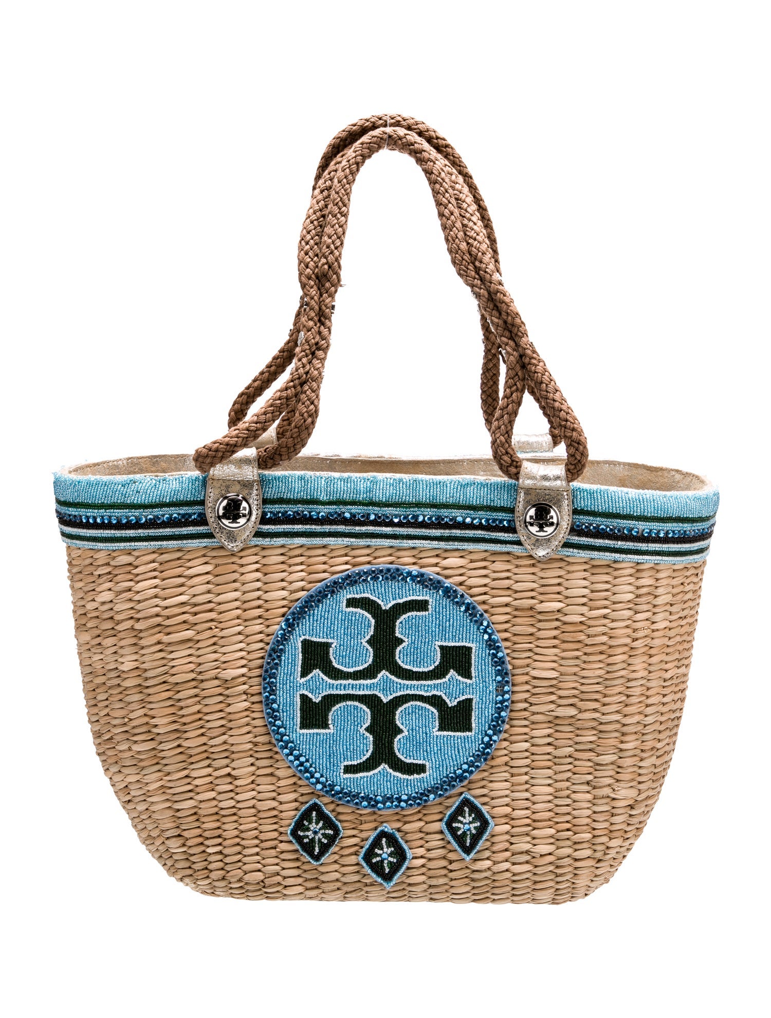 Balenciaga Barbes East-West Large Shopper Tote - Blue Totes