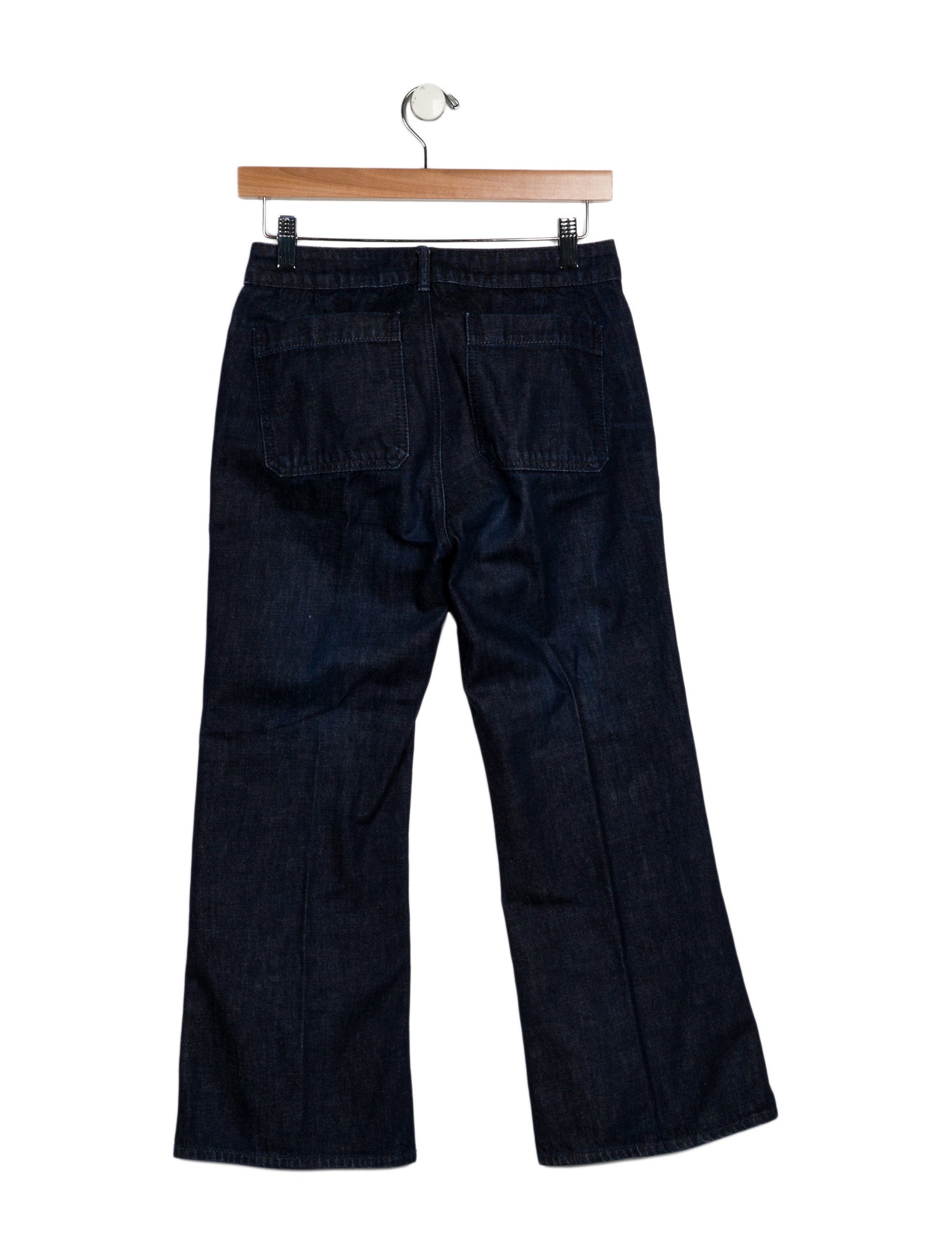 Tory Burch Mid-Rise Wide Leg Jeans