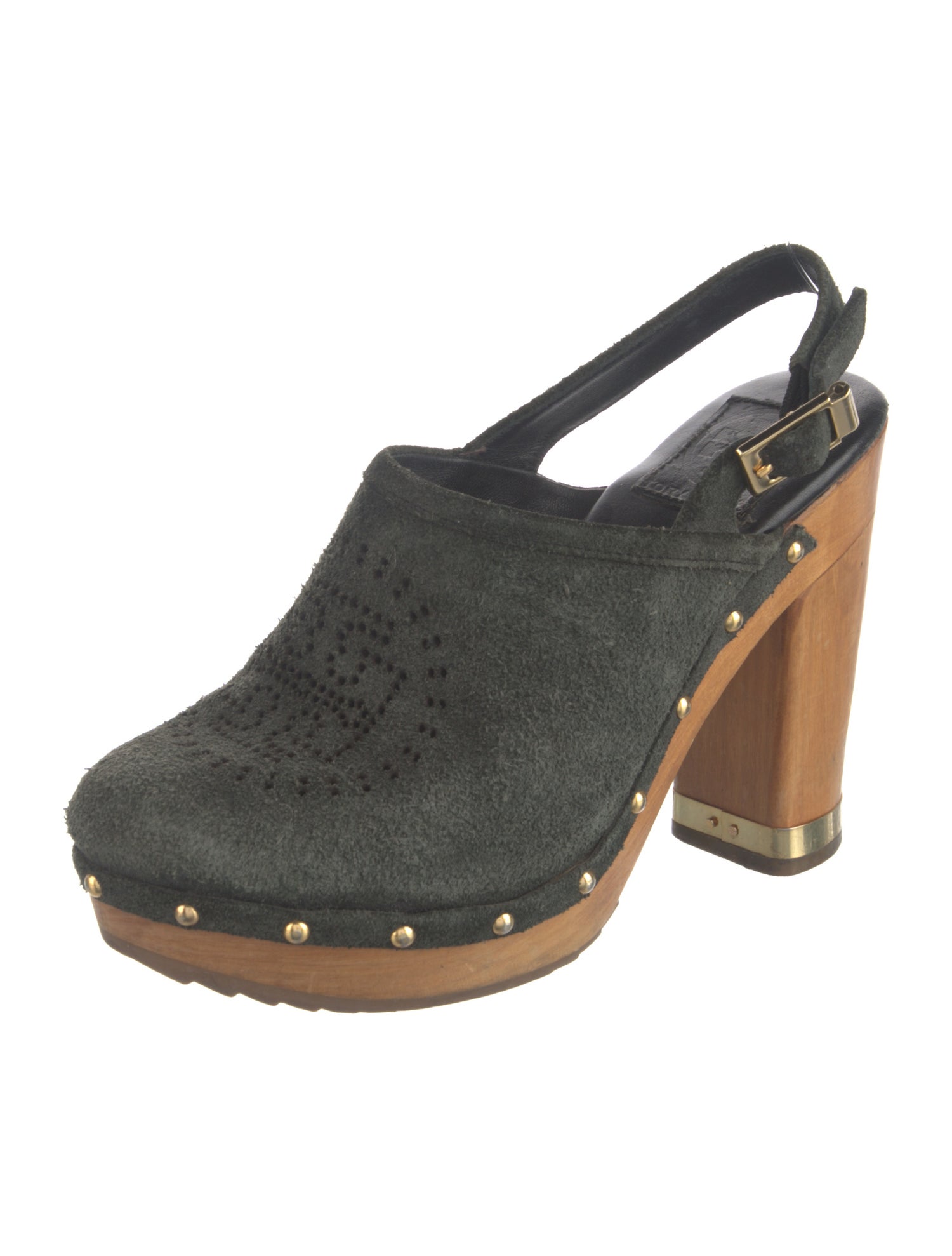 Tory Burch Suede Slingback Pumps