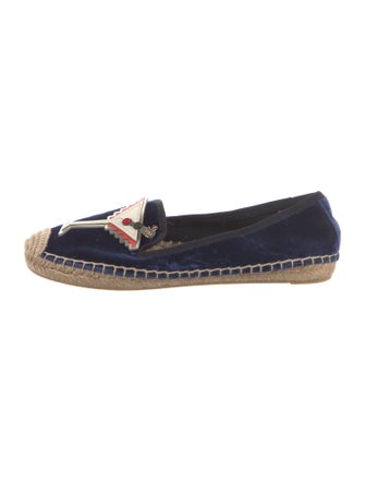 Tory Burch Velvet Printed Espadrilles