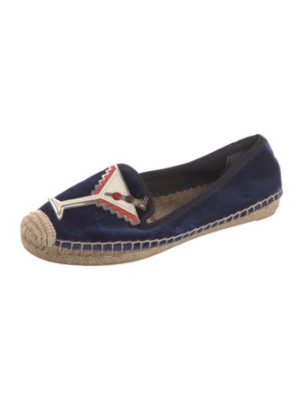 Tory Burch Velvet Printed Espadrilles