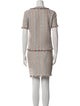 Tory Burch Linen Tweed Pattern Skirt Set