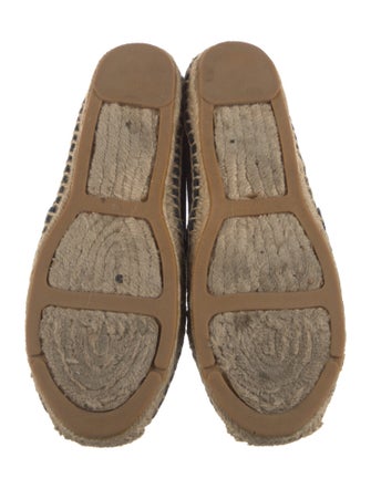 Tory Burch Suede Leather Trim Embellishment Espadrille Sneakers
