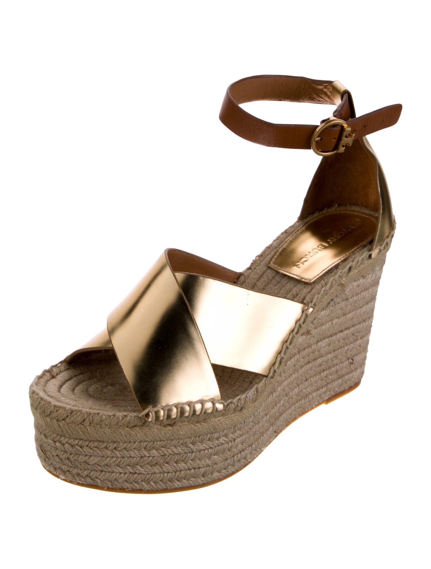 Tory Burch Leather Espadrilles