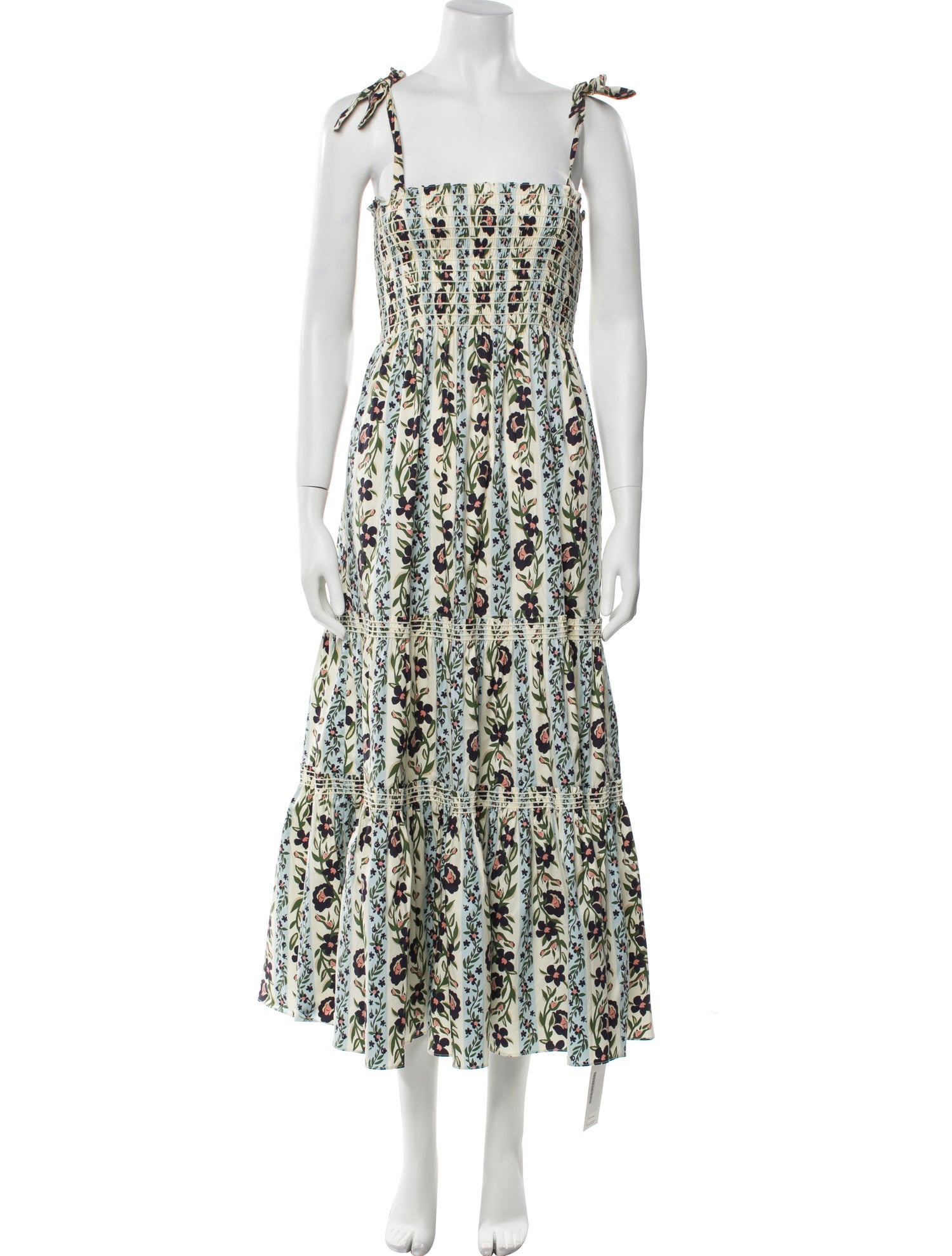 Tory Burch Floral Print Long Dress