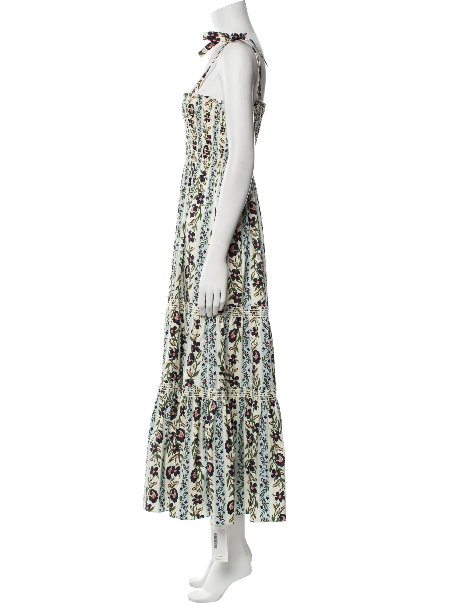 Tory Burch Floral Print Long Dress