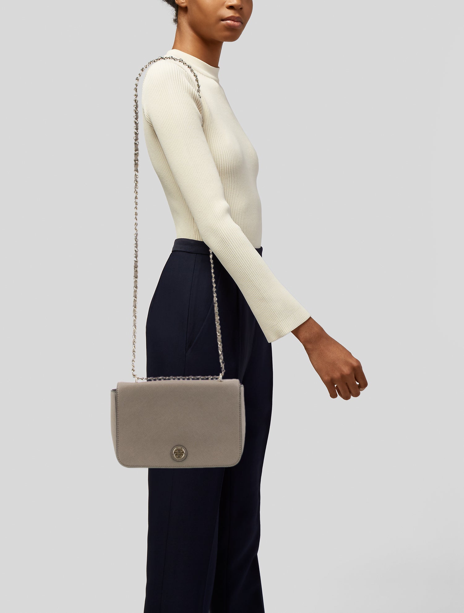 Tory Burch Saffiano Leather Shoulder Bag