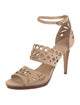Tory Burch Suede Lasercut Accents Sandals